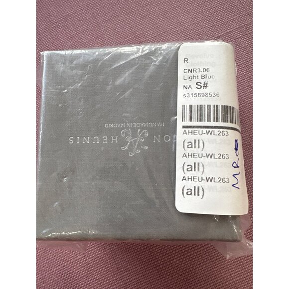 Anton Heunis Omega Clasp Oval Drop Earrings in Light Blue Purple Gold New Womens - Picture 7 of 7